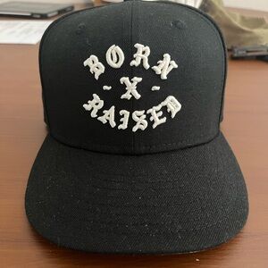 New Era Kids Black Hat with White Raised Embroidery